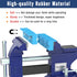 4 Inch Magnetic Vise Jaw Pads Covers, 1 Pair Universal Jaw Pads with Multiple Angle Grooves Design