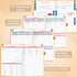 Clever Fox Budget Planner Premium Edition - Expense Tracker Notebook + 5 Cash Envelopes, A5 Hardcover