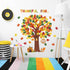 Thanksgiving Classroom Bulletin Board Decorations, Fall Tree Set Puzzle Cutouts for Autumn Harvest Thanksgiving Party