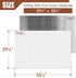 39"x55" BJADE'S Insulation Cover for Attic Fan, Attic Ceiling Insulation Shutter Seal Cover,Attic Door Insulation