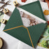 VANRA 150 PCS Colorful Self Seal A2 Envelopes V Flap with Gold Border for Greeting Cards