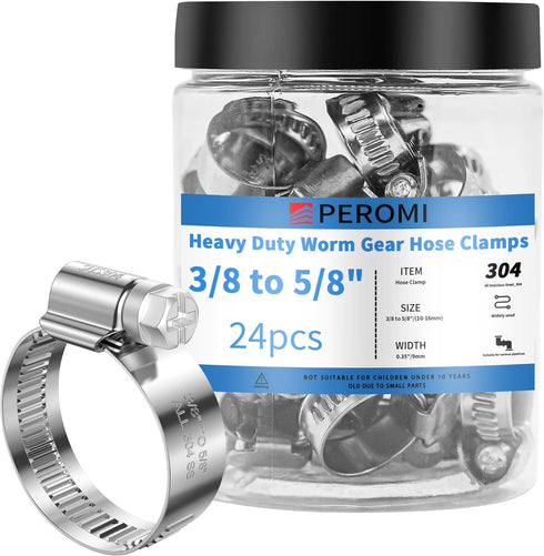 , Adjustable Mini Metal Pipe Hose Clamp
