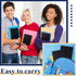 Lewtemi 15 Pack Small Left Handed Notebooks - 8" x 5", 50 Sheets, College Ruled, Black Wire Bound for Lefties