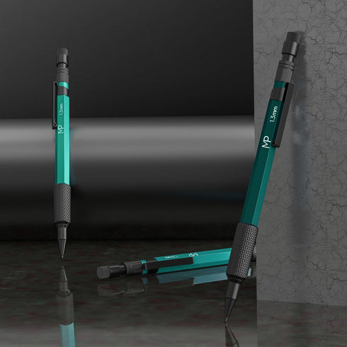 Mr. Pen Metal Mechanical Pencils Set, 3 Pack, 1.3 mm Mechanical Pencils with Lead and Eraser Refills