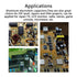 460Pcs 24Value Capacitor Assortment Box Kit, 6.3V-50V DIP 1uF-1500uF High Frequency Aluminum Electrolytic Capacitors