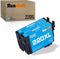 Run Star 2 Pack 220XL Cyan Remanufactured Ink Cartridge Replacement for Epson Workforce WF-2760 (2 Cyan)