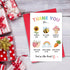 8 5.3 Inch Teacher Appreciation Card, Thank You Card for Teacher from Student, Cute End of School Year Gift