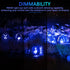 Gonhom 2 Pack PAR38 Bulbs, Dimmable, 20W, E26 1800 Blue Led Light Base, Outdoor Indoor, Christmas Lighting, LM, Long