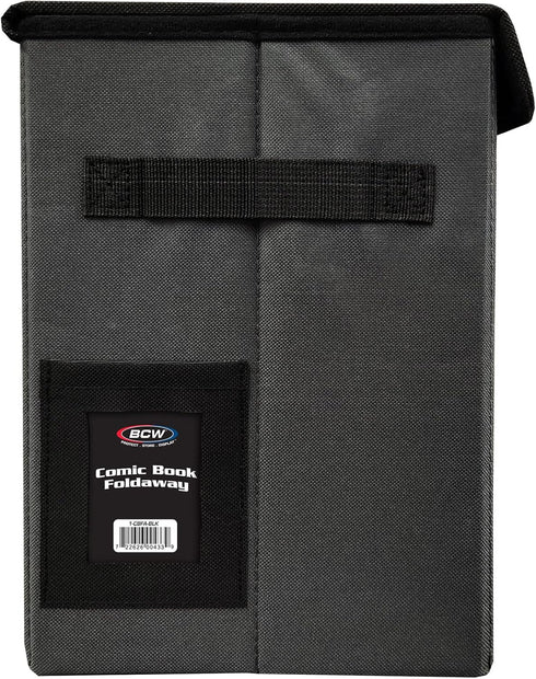 BCW Foldable Comic Book Storage Box - 1 ct, Fits 125-150 Sleeved and Boarded Comics, Gray Case for Silver, Bronze,