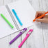 Molain 10 Pcs Pen-Style Erasers Set, 5 Retractable Click Eraser Pens + 5 Mechanical Erasers for Kids & Students