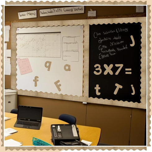 Tenceur 48 ft x 2.76 Inch Large Magnetic Border Rolls - Classroom Bulletin Board Borders