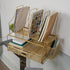 Martha Stewart Ryder Gold Mesh Metal Large Desktop Organizer - Paper File Letter Holder with Drawer