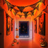 cshare 9.8ft 30LED Halloween Lights Battery Operated or USB, Creepy Cloth String Lights with Timer Waterproof Orange