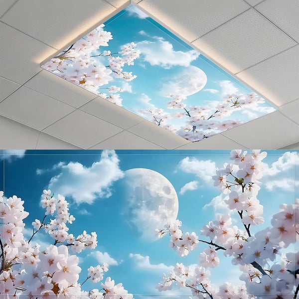 2 Pack Fluorescent Light Covers- 4" X 2" Magnetic Ceiling Light Cover