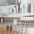 6 Jetec Acrylic Pen Holder Compartments Makeup Brush Stationery Organizer Pencil Holder for Desk Accessories, Cosmetic