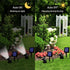 Solar Spot Lights Outdoor, LED Waterproof Pond Light, Adjustable Angle, Auto On/Off, 1 Pack