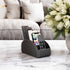 Thipoten Large Remote Control Holder for Table, Faux Leather Caddy/Storage/Tray, Perfect Space Saver for Office