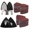 104Pcs Oscillating Tool Detail Sanding Pads Kit - 2 Triangle and 2 Finger Sanding Pads, 100 Multitool Sandpaper