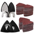 104Pcs Oscillating Tool Detail Sanding Pads Kit - 2 Triangle and 2 Finger Sanding Pads, 100 Multitool Sandpaper