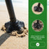 4pcs jarbins Chair Leg Floor Protectors, Universal Furniture Feet Caps for Wood, Tile & Laminate Floors, Anti-Scratch