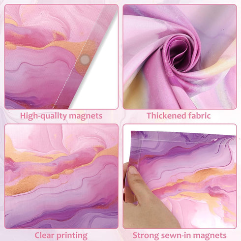 6 4x2 Pcs Fluorescent Light Covers, Feet Magnetic Light Cover Fluorescent Lights Shade Panel Positive Inspirational