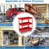 3 450 Lbs Tier Rolling Tool Cart, Capacity Service SART with Wheels, Heavy Duty Steel Utility Cart w/Lockable Wheels