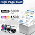 LC3029XXL High Yield Ink Cartridge Replacement for Brother, 5 Pack (2BK/C/M/Y) for MFC-J5830DW and Others