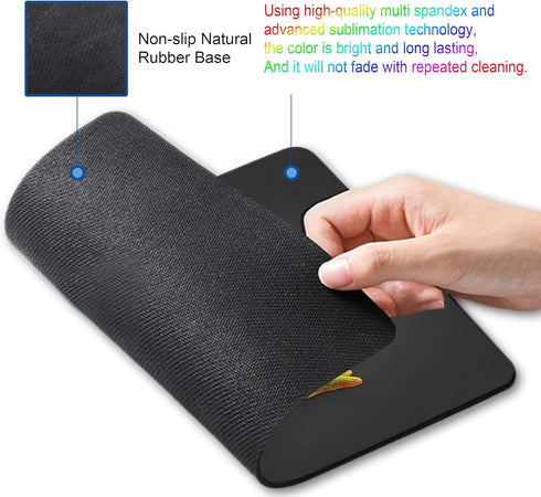 Personalized Dinosaur Design Mouse Pad, Non-Slip Rubber Computer Mouse Pad for Kids Laptop