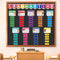 gisgfim Grammar Wall Bulletin Board Set with Parts of Speech Poster for Classroom Decoration Supplies