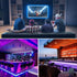 5V 4.92ft/1.5m PAUTIX USB COB RGB LED Strip Light Color Changing Light Strips,TV Backlight Multicolor Flexible Under