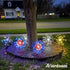 120 Anordsem Solar Garden Lights Outdoor: Bendable Copper Wire with LED Firework Beads - White Waterproof DIY Fairy