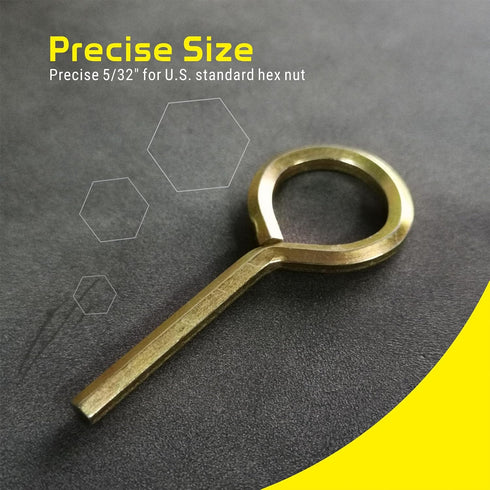 5/32" Standard Hex Dogging Key, Allen Key Sets Wrench for Keychain Panic Exit Device Keys - 5 Pack