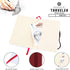 Pentalic 4" x 6" Pocket Sketchbook Traveler Journal, 160 Pages, Burgundy
