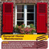 MorningRo 36 Pack Vinyl Shutter Fasteners Plastic Shutter Screws Window Shutters Exterior Spike Loks for Installing
