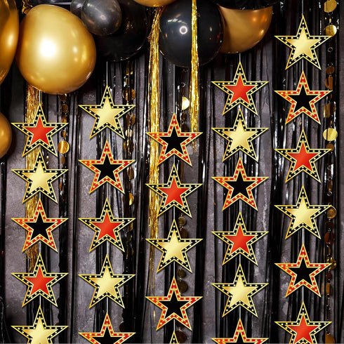 gisgfim 90PCS Movie Star Cardboard Cutouts, 6 Inch Red Carpet Awards Night Decorations for Classroom Wall Decor