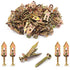 ISPINNER 140pcs Self Drilling Drywall Anchors with Screws Kit, 12x30mm, Hangs up to 66 lbs, No Drill Required