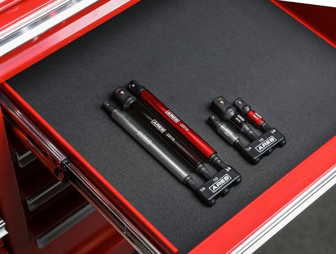 ARES 22011-3-Piece 3-Inch Impact Grade Socket Adapter Set with Color Sleeve for Power Drill Nut Driver