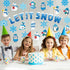 Winter Bulletin Board Decorations for Classroom with Christmas Snowflake Snowman Penguin Cutouts for School Decor