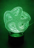 Alien Creatures 3D Night Light, LED Illusion Lamp with 7 Color Changing Lights, Home Decor and Best Gift