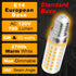 E14 T6 C7 Bulb 6W AC120V 2700K 700lm 60W E14 Bulb Bulb Lamp,Non-Dimmable, 3 Pack LED Light Warm White Equivalent