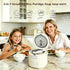 Thousandaynight 2 1.2 12-Hour 1-2 Rice Cooker Small Mini Rice Cooker Cups Uncooked Quarts Portable Rice Maker