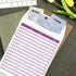 Receipts Envelope Organizer, Expense Envelope for Auto Mileage and Business Expense Tracker, 12 Pack (Purple)