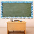 Spakon 60Ft Winter Snowflake Bulletin Board Border, Snowman Decorative Rolled Trim for School Classroom Office Wall