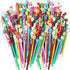 Yexiya 200 Pieces Cute Cartoon Gel Ink Pens - 0.5 mm Novelty Black Gel Ink Pens, Assorted Styles