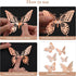 3D 48 4 3 SAOROPEB Butterfly Wall Decor, Pcs Styles Sizes, Removable Metallic Wall Sticker Room Mural Decals for Kids
