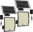 Solar Lights Outdoor Waterproof, Motion Sensor Outdoor Lights, 3 Modes 184 LED