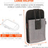 Ergodyne Squids 5542 Barcode Scanner Holster Pouch for Phone Size Mobile Computers, Holder for Handheld Scanners