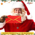 Outus Christmas Envelopes 100 Pack #10 Business Envelopes with Gold Border, Self Adhesive Mailing Envelopes (Red, Green)