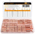 380PCS Non Insulated Butt Connectors Kits, Pure Copper Butt Splice Connectors for 26-6 Gauge Wire Electrical Crimp