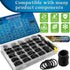 1086 Pcs SAE Standard O Ring Kit, Nitrile Rubber O-Rings Assortment with O‘Ring Pick for Hydraulic Automotive Repair